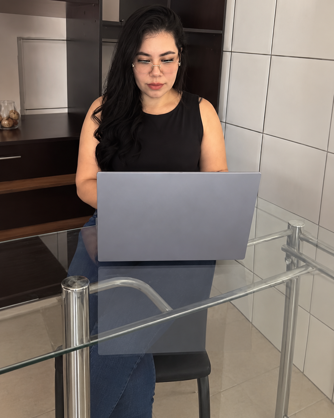 Retrato de Sthefanny Peres, fundadora da PHAROS